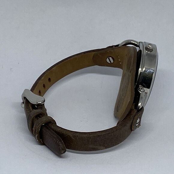 Fossil Georgia ES3060 Women Brown Leather Analog Dial Quartz Genuine Watch KS734 - Picture 12 of 12